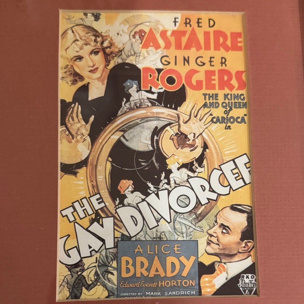Framed Vintage Movie Poster - The Gay Divorcee - Picture 4 of 6
